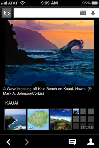Microsoft Updates Bing for iPhone With Deals, News, Facebook Likes