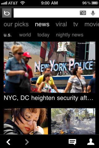 Microsoft Updates Bing for iPhone With Deals, News, Facebook Likes