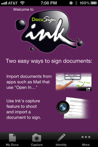 DocuSign Ink Lets You Sign Documents Using Your iPhone or iPad