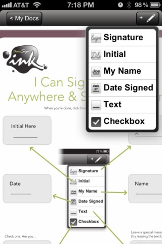 DocuSign Ink Lets You Sign Documents Using Your iPhone or iPad