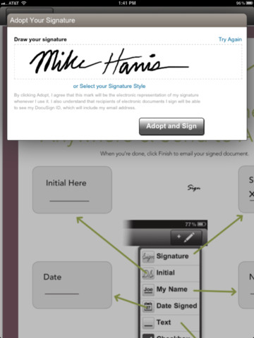 DocuSign Ink Lets You Sign Documents Using Your iPhone or iPad