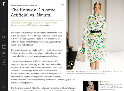 NYTimes Releases &#039;The Collection&#039; Fashion App for iPad