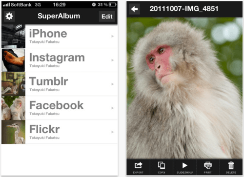 Multiple Photo Services From One App