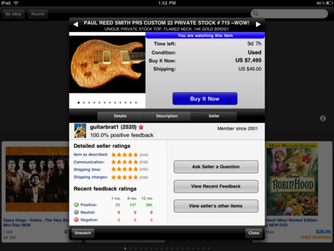 eBay iPad App Can Now Display Items Related to the TV Show You&#039;re Watching