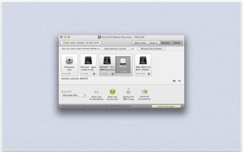 Disk Drill Media Recovery Updated
