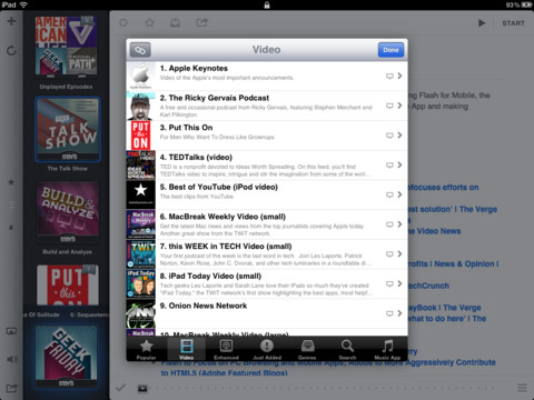 Instacast HD Podcast Client Now Available for iPad