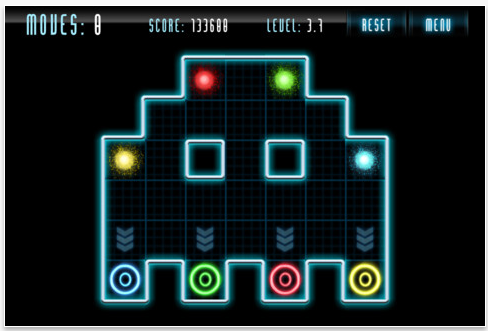 Maze Game Features Tron-Like Graphics