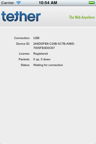 iTether Sneaks Into the App Store, Enables Internet Tethering via iPhone