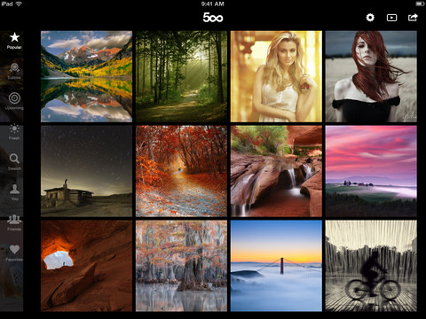 500px App Now Lets You View Photographer&#039;s Profiles