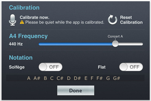 iPhone And iPod touch Instrument Tuner