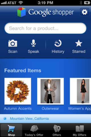 Google Shopper for iPhone Gets Integration With Google Offers