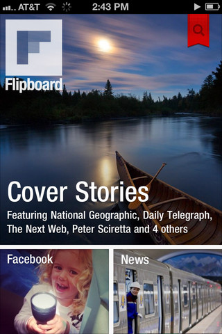 Flipboard Arrives on the iPhone With Cover Stories