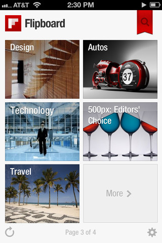 Flipboard Arrives on the iPhone With Cover Stories