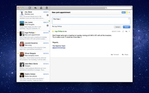 Sparrow Email Client Gets Dropbox Integration, Improved Search