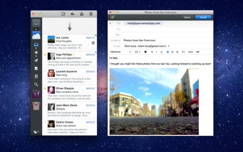 Sparrow Email Client Gets Dropbox Integration, Improved Search