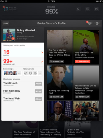 FLUD News Reader for iOS Gets New Design, Profiles, Reading List, and More