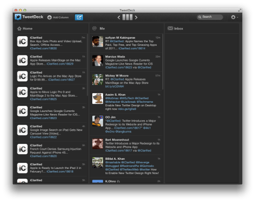 Twitter Launches Native TweetDeck App on the Mac App Store