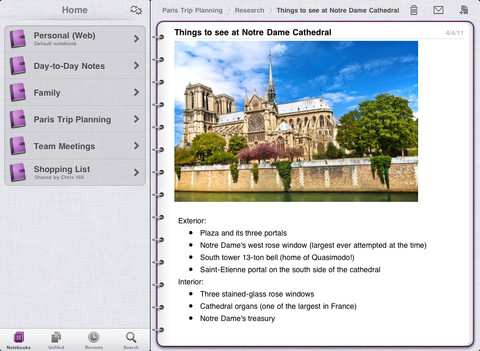 Microsoft Releases OneNote for the iPad