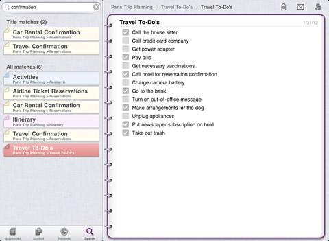 Microsoft Releases OneNote for the iPad