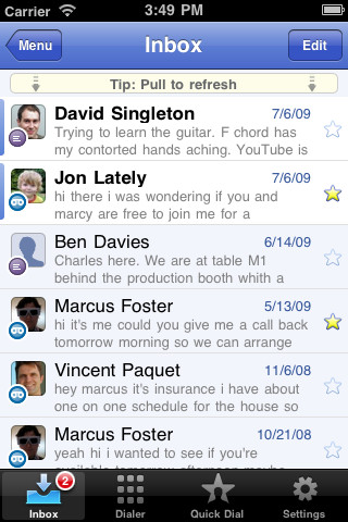 Google Voice for iPhone Adds Sprint Integration Support