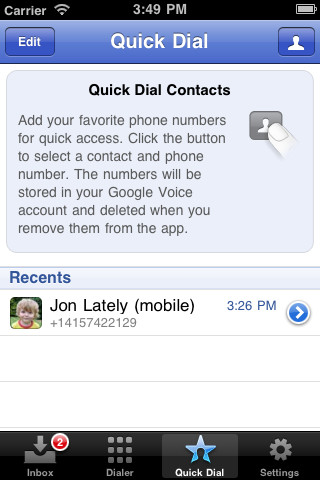 Google Voice for iPhone Adds Sprint Integration Support