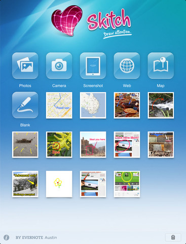 Evernote Releases Skitch for iPad