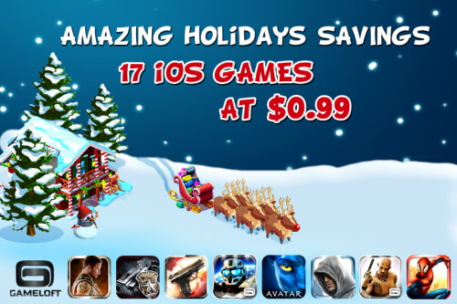 Gameloft&#039;s Holiday Sale Offers iOS and Mac Games for $0.99