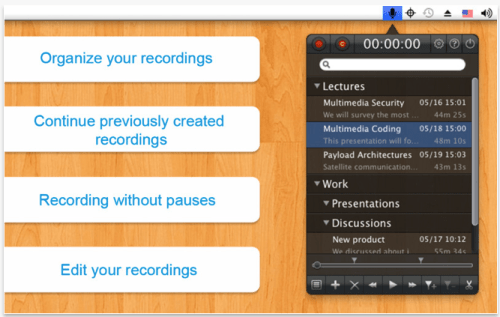 Record, Edit and Organize Audio Files