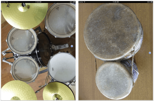 Turn Your iPad Into A Drum Kit With Real Drums