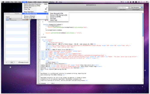 skEdit Text/HTML Editor For Mac