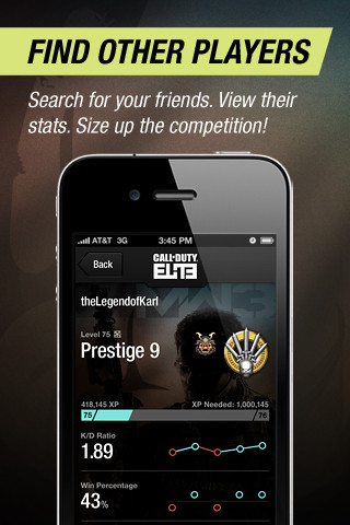 Call of Duty ELITE App Released for iOS
