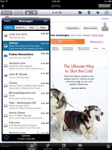 Comcast&#039;s Xfinity Mobile App for iOS Gets Free Text Messaging