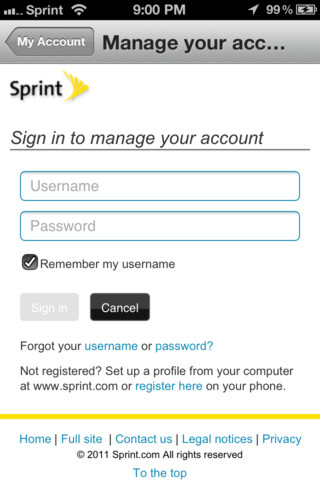 Sprint Releases Mobile Zone App for iPhone