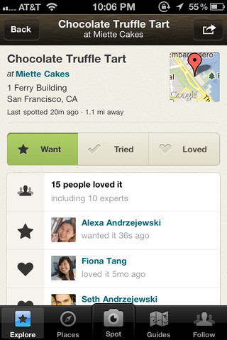 Foodspotting Releases a Redesigned App for iPhone