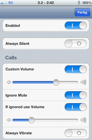 RingerX VIP Customizes iOS Ring and Vibrate Behaviors