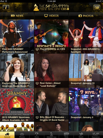 GRAMMY Live App Offers Three Days of Live-Stream Coverage