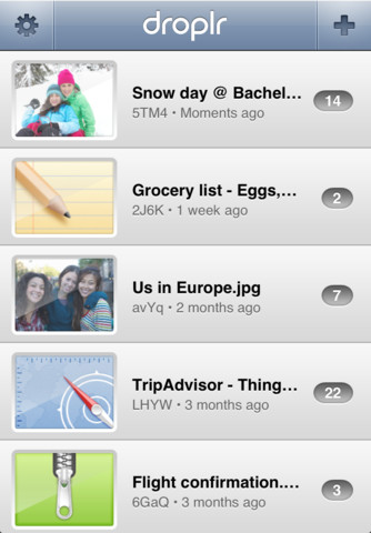 Droplr 2.0 Released for iPhone