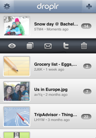 Droplr 2.0 Released for iPhone