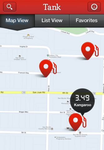 Tank Helps You Find the Cheapest and Closest Gas Station