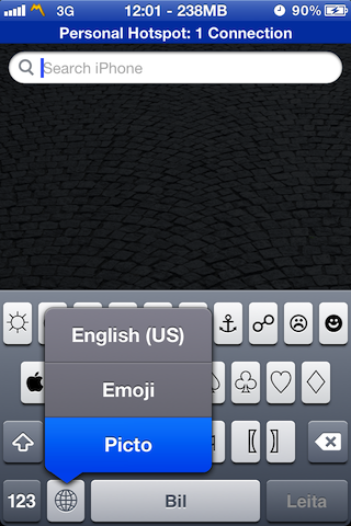 PictoKeyboard Adds Unicode Symbols Keyboard to iOS