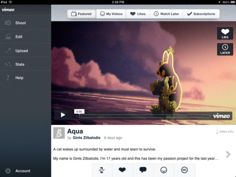 Vimeo Releases Major Update to Its App for iOS