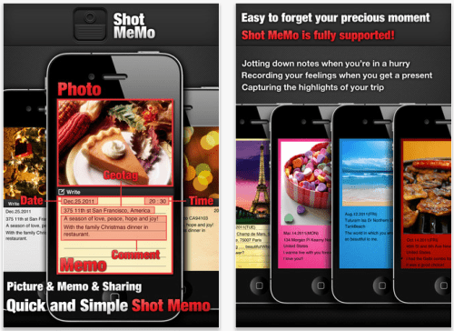 Capture Memos And Memories With Shot MeMo