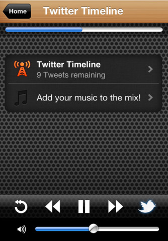 The Social Radio App Reads Your Twitter Timeline While Playing Your Music