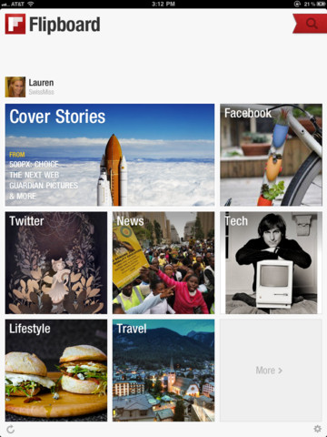 Flipboard Gets Updated With Cover Stories for iPad