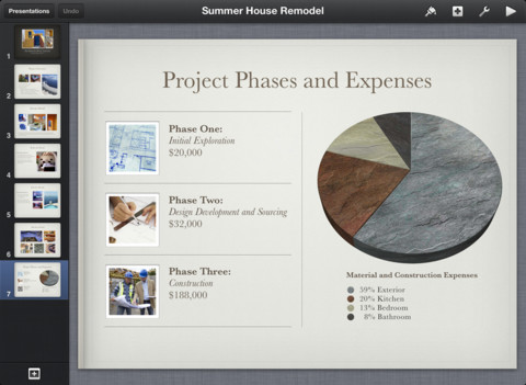 Keynote for iOS Gets iPad Retina Display Support, Animated Charts