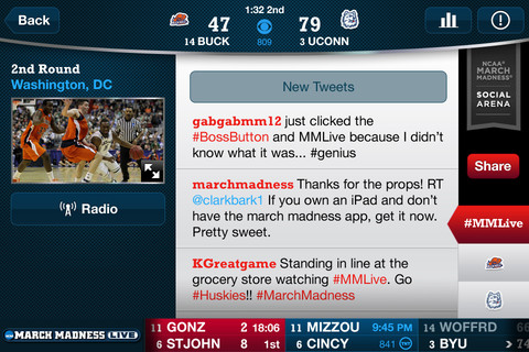 NCAA March Madness Live for 2012 Now in the App Store