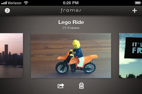 Frames Does Time-Lapse and Stop Motion Movies on the iPhone