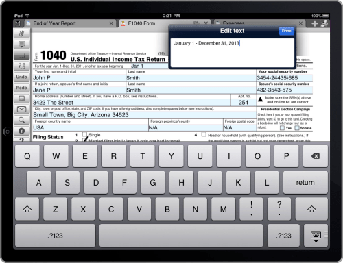 WritePDF 2.0 Updated For The New iPad