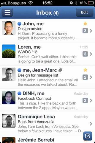 Sparrow Mail Client Released for the iPhone