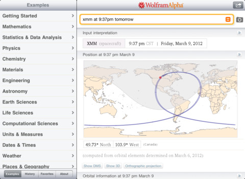 WolframAlpha for iOS Can Now Process Images